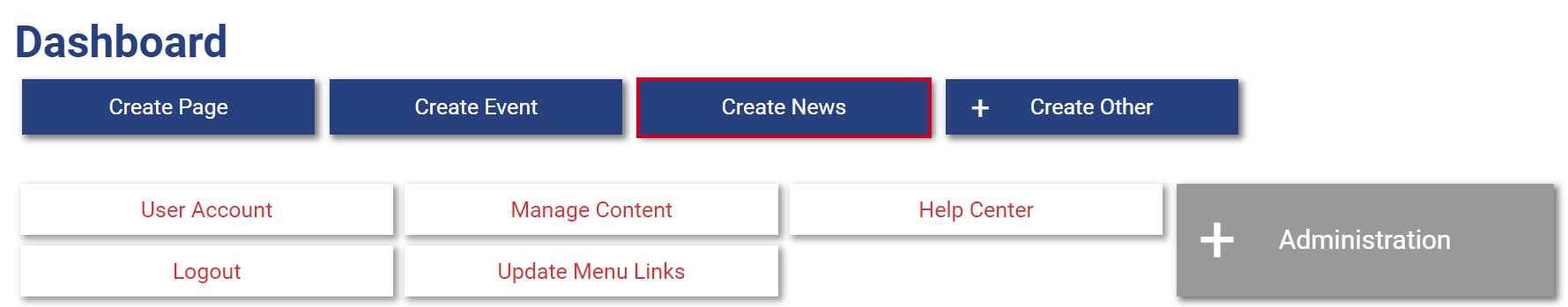 Click Create News