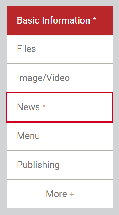 Click the News Tab