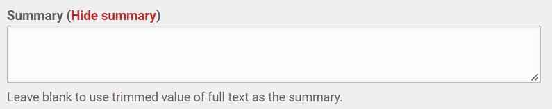 Basic Information Summary