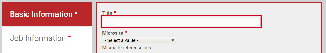 Enter a Page Title