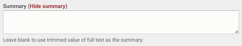 Basic Information Summary
