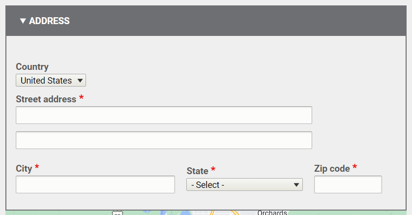Location Information Address