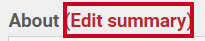 Edit Summary button