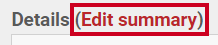 Click Edit Summary