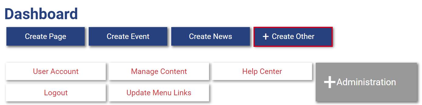 Click Create Other