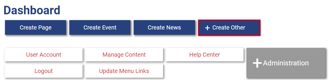 Click Create Other