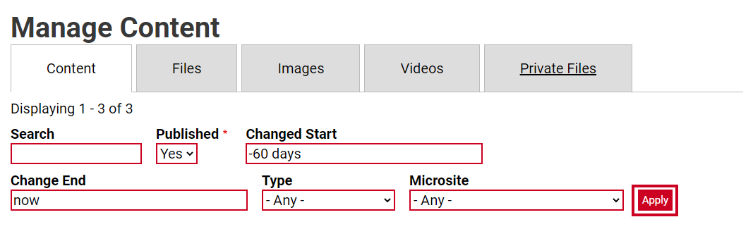 The button labeled Apply.