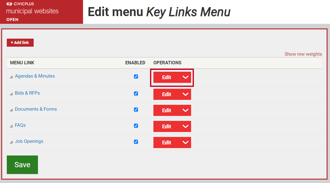 The button labeled Edit.